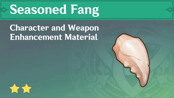 Genshin Impact - How to Get Seasoned Fang and Effects