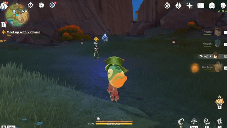 Genshin Impact To Reclaim an Ancient Name Walkthrough - Meet up with Vichama