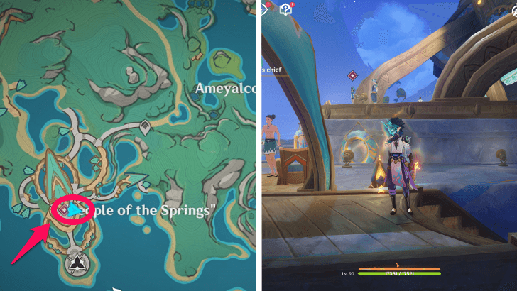 Genshin Impact The Legend of the Mysterious Island Quest Location