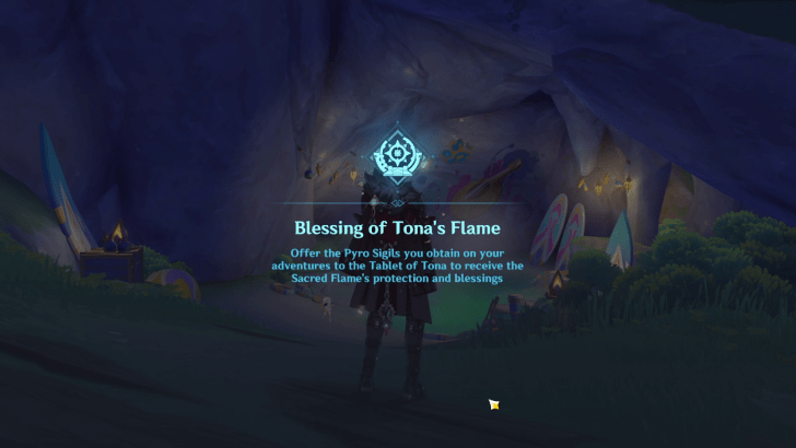 Genshin Impact Home of the Hot Springs Reward - Blessing of Tona