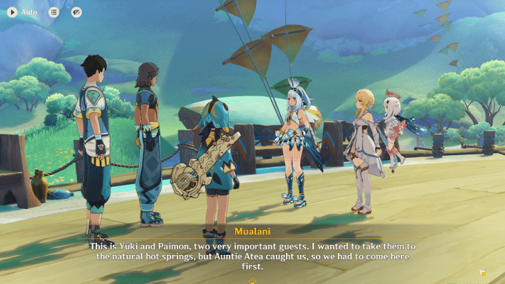 Genshin Impact Home of the Hot Springs Walkthrough - Head for the artificial hot springs