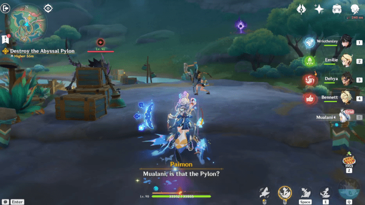 Genshin Impact Home of the Hot Springs Walkthrough - Destroy the Abyssal Pylon