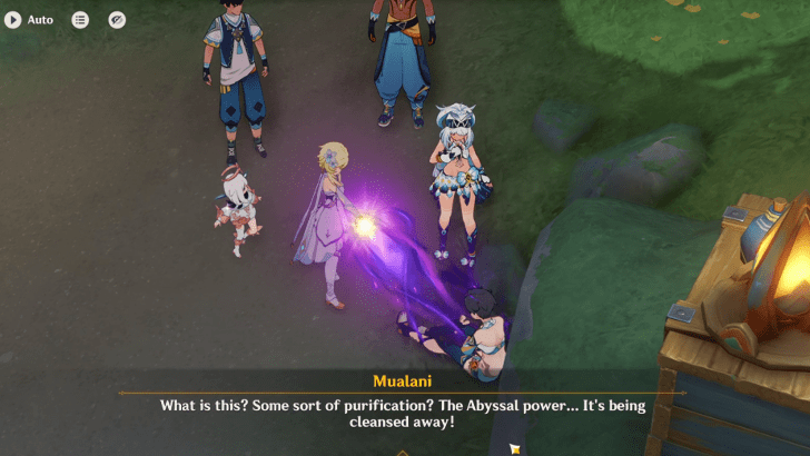 Genshin Impact Home of the Hot Springs Walkthrough - Go to the abandoned hot spring