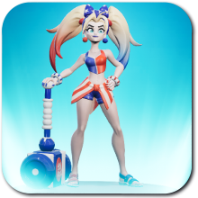 Beach BASH Harley Quinn (July 4th)