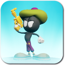 Golfer Marvin the Martian