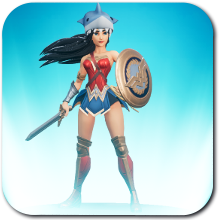 Shark Hat Wonder Woman