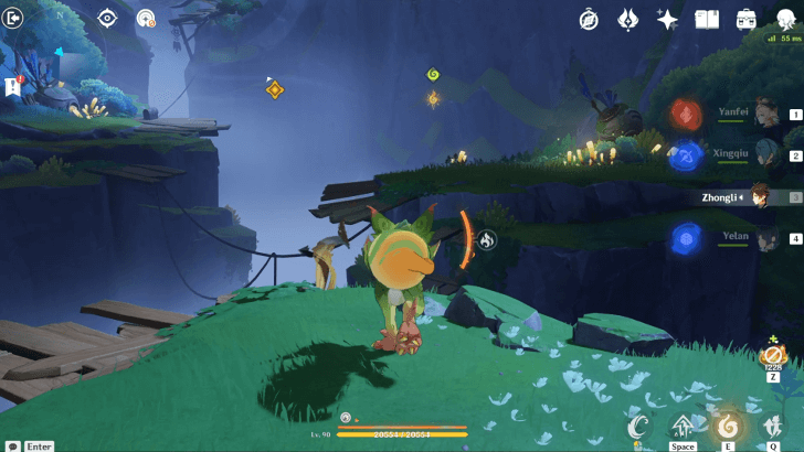 Genshin Impact Echoes of Life Walkthrough - Continue deeper within Step 1