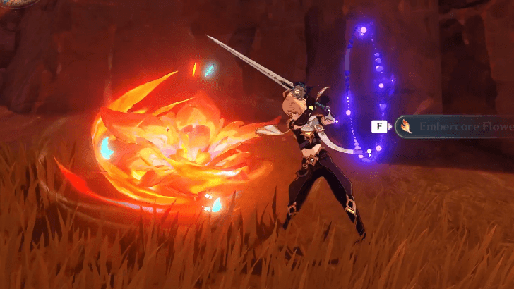Genshin - How to Get Embercore Flower