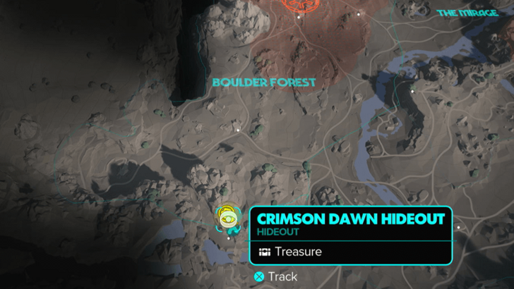 Star Wars Outlaws Crimson Dawn Hideout Treasure 3 Map Location