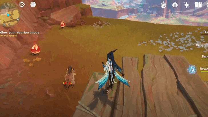 Follow your Saurian buddy