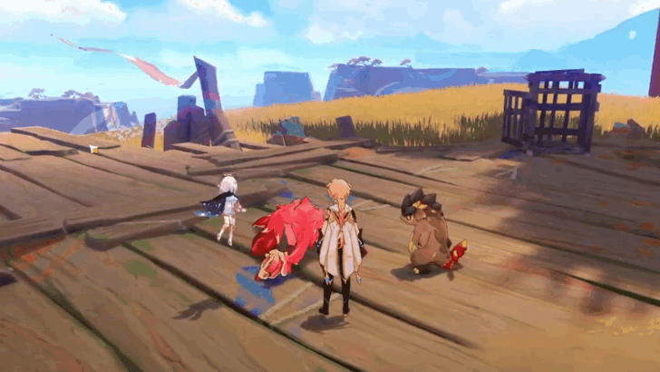 Check on the injured Saurian