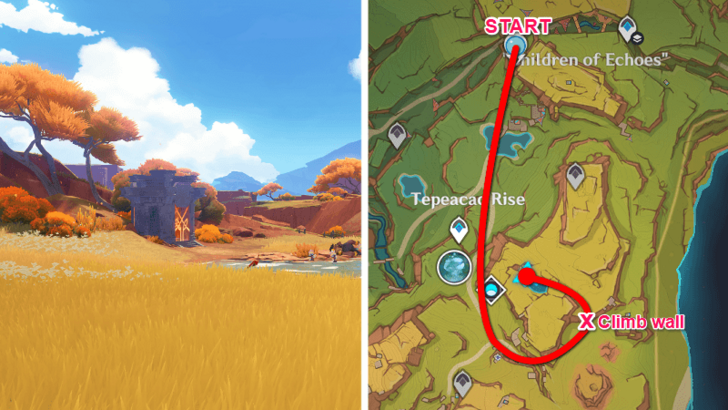 Shrine of Depths 1 Location