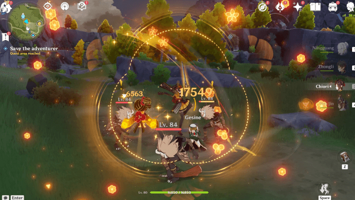 Genshin Impact The Call of Mystical Martial Arts Quest Walkthrough - Go to Windwail Highland