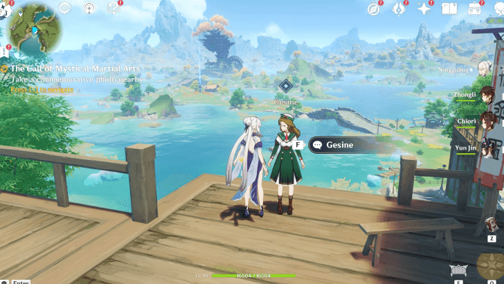 Genshin Impact The Call of Mystical Martial Arts Quest Walkthrough - Go to the Stone Gate