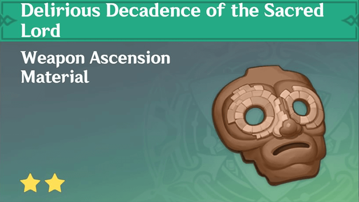 Genshin Impact - How to Get Delirious Decadence of the Sacred Lord and Effects
