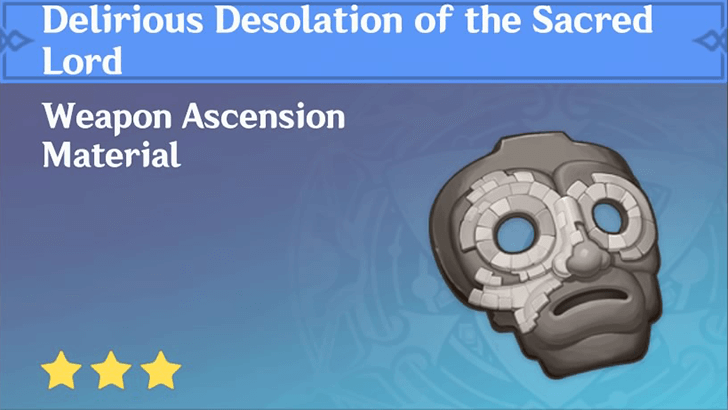 Genshin Impact - How to Get Delirious Desolation of the Sacred Lord and Effects