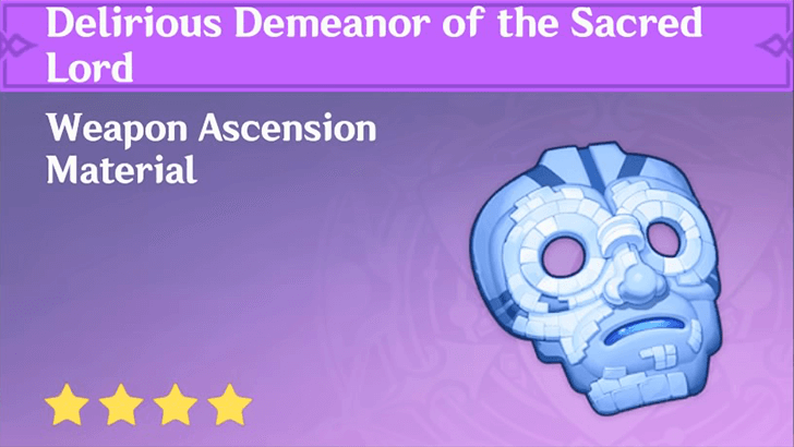 Genshin Impact - How to Get Delirious Demeanor of the Sacred Lord and Effects