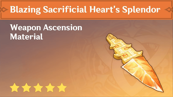 Genshin Impact - How to Get Blazing Sacrificial Heart