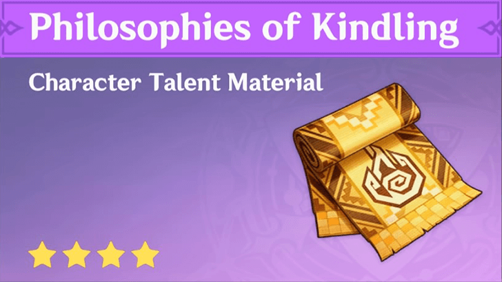 Genshin Impact - How to Get Philosophies of Kindling and Effects