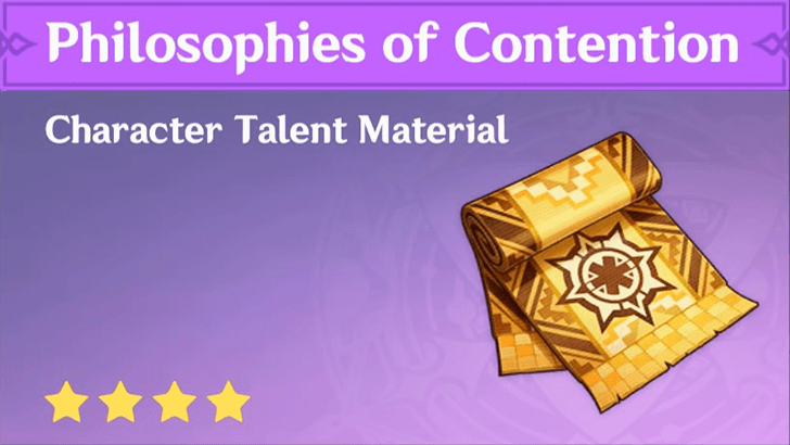 Genshin Impact - How to Get Philosophies of Contention and Effects