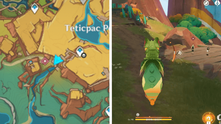 Genshin Impact A Mysterious Visitor From Huitztlan Walkthrough - Go back and find Huni and Toba