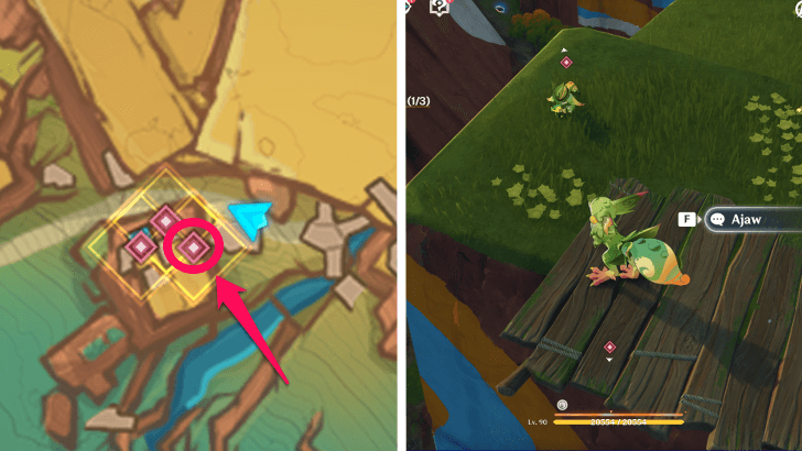 Genshin Impact How to Find the missing baby Saurians