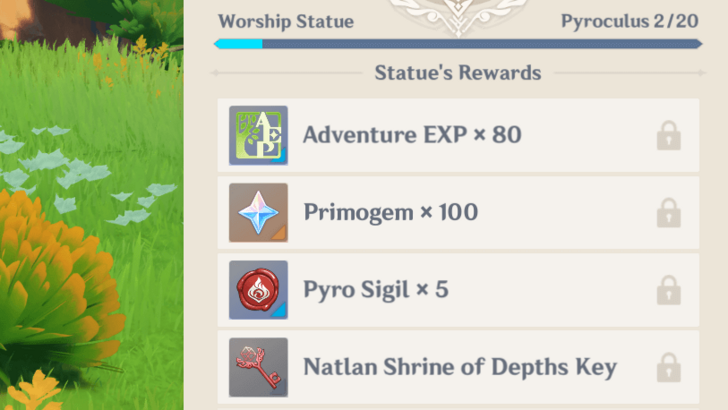Shrine Key Statue Reward