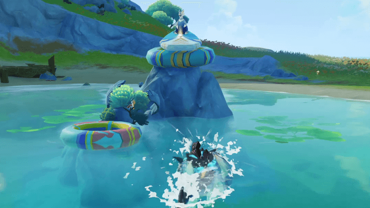 Genshin Impact Stride on Rainbows, Split the Waves Walkthrough - Flowcurrent Bird 6