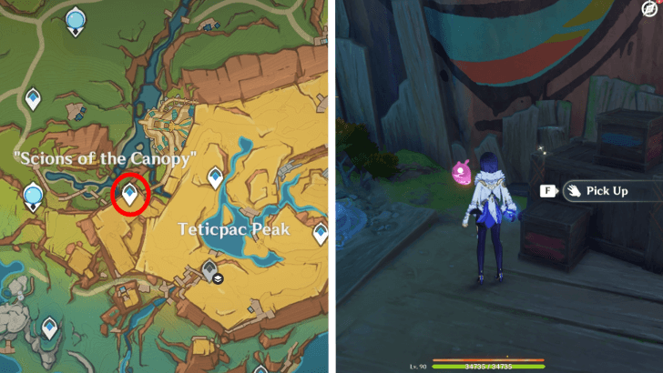 Genshin Impact - Ripe For Trouble - Get the Green-Edged Paper Slip in Scions of the Canopy