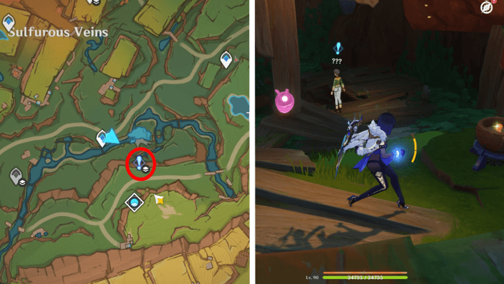 Genshin Impact - Ripe For Trouble - Go to the Flamegranate Tree Roots