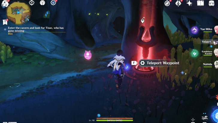 Genshin Impact - Ripe For Trouble - Enter the Cavern and Look for Tisoc