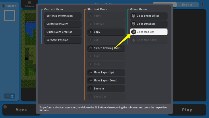 RPG MAKER WITH Map List