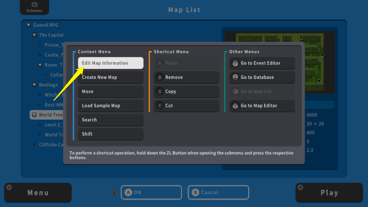 RPG MAKER WITH Map Info
