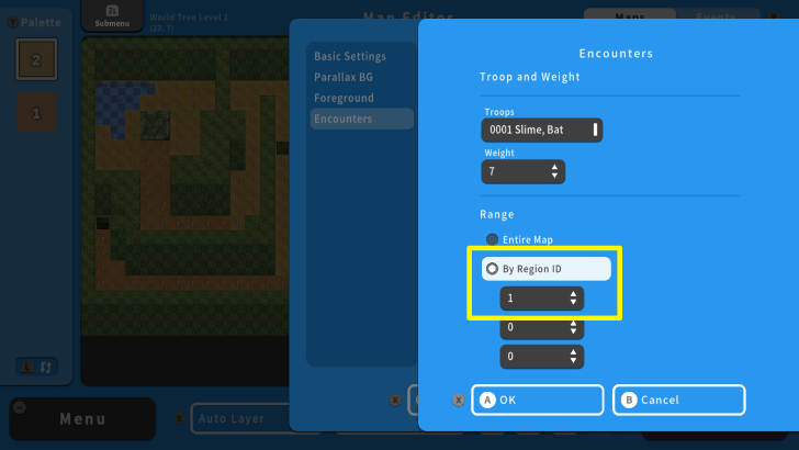RPG MAKER WITH Region ID1