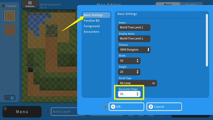 RPG MAKER WITH Encounter Steps