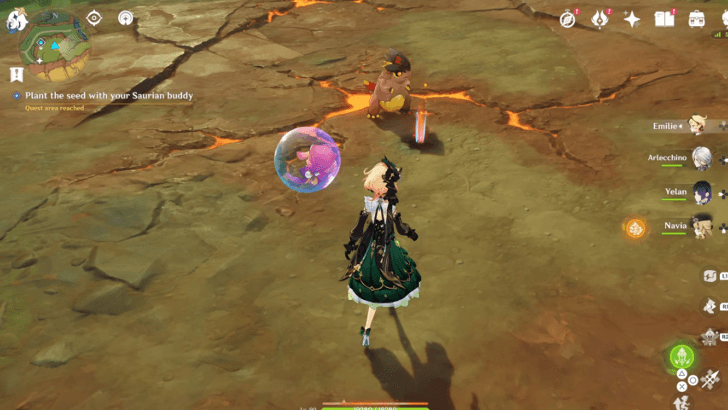 Plant the seed with your Saurian buddy