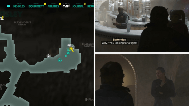 Star Wars Outlaws Cantina Bartender