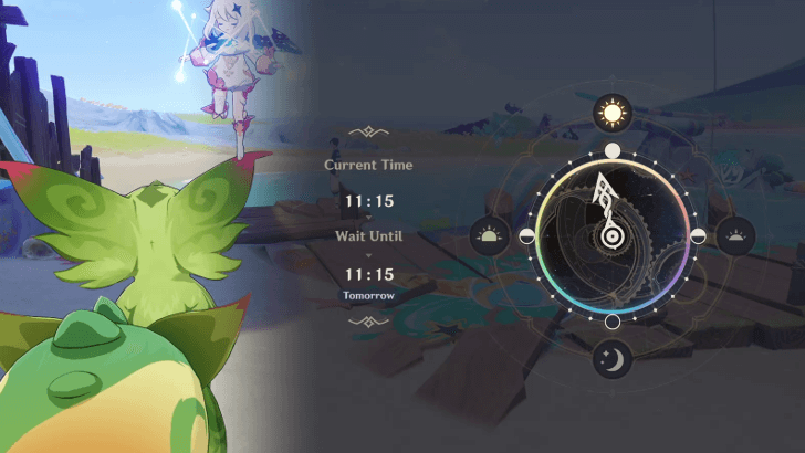 Genshin Impact Stride on Rainbows, Split the Waves Walkthrough - Wait until the following day