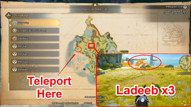 A Beespoke Outfit Ladeeb x3 Location