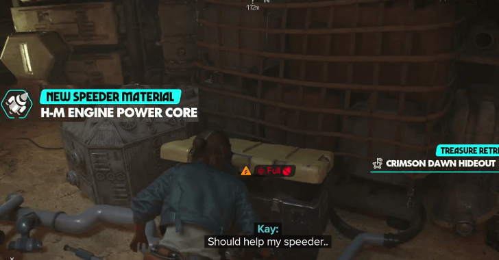 Bonus - Loot the Chest Nearby for a Speeder Material