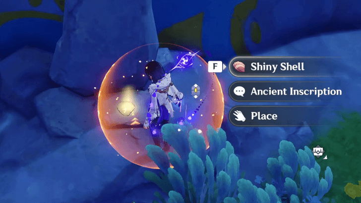 Genshin Impact Stride on Rainbows, Split the Waves Walkthrough - Shiny Shell Location 3