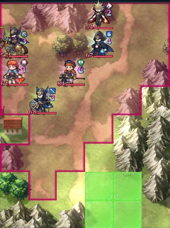 Fire Emblem Heroes - Ross and Ewan Infernal Map