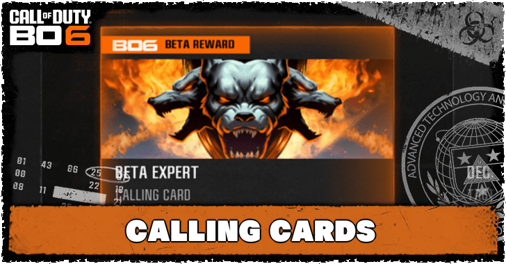 Black Ops 6 Calling Cards