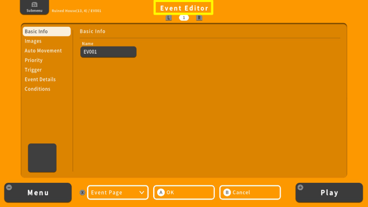 RPG MAKER WITH Event Editor