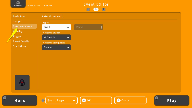 RPG MAKER WITH Monster Movement