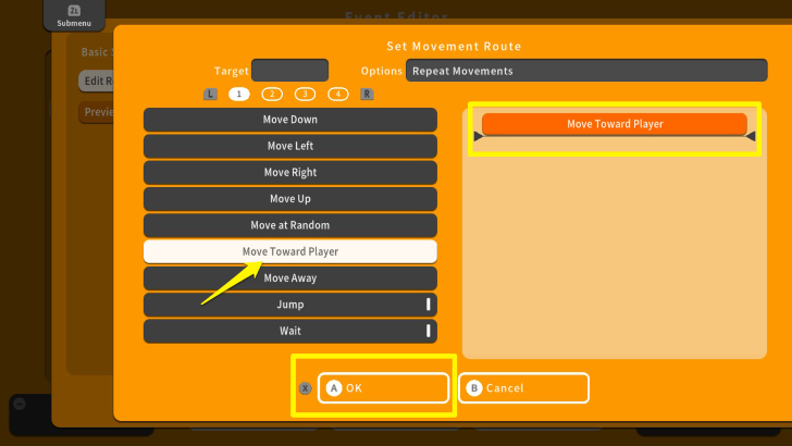RPG MAKER WITH Toward Player