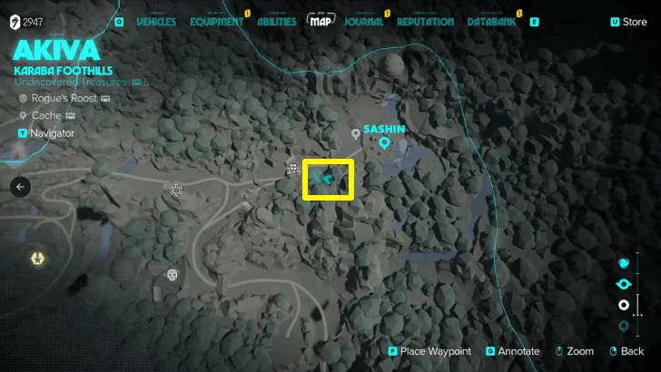 Star Wars Outlaws - Disruptor Gear Set Map Location