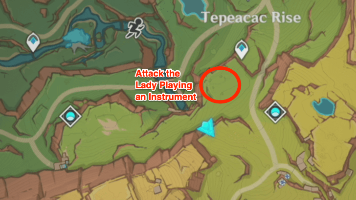 Sappho Amidst The Waves Map Location - Genshin Impact