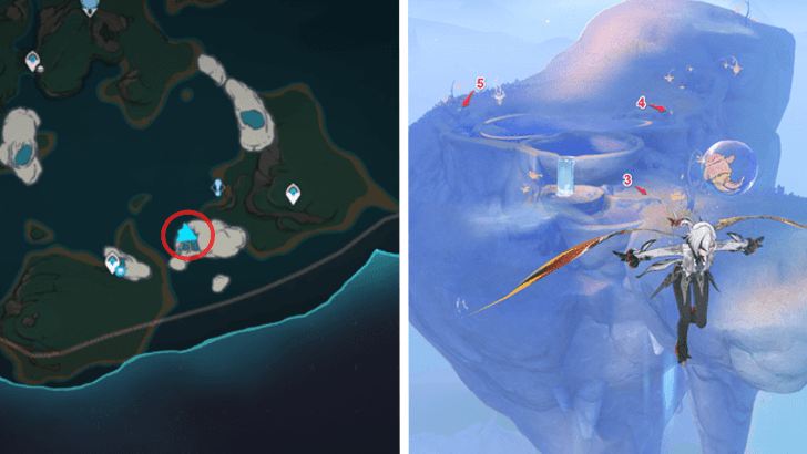 Genshin - Sprayfeather Gill 3-5