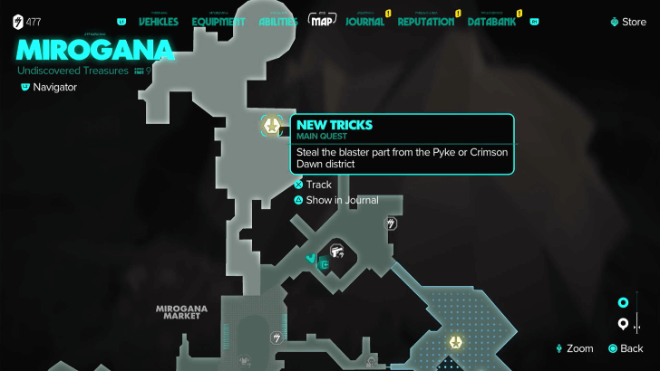 Star Wars Outlaws - New Tricks Steal The Blaster Part Minimap